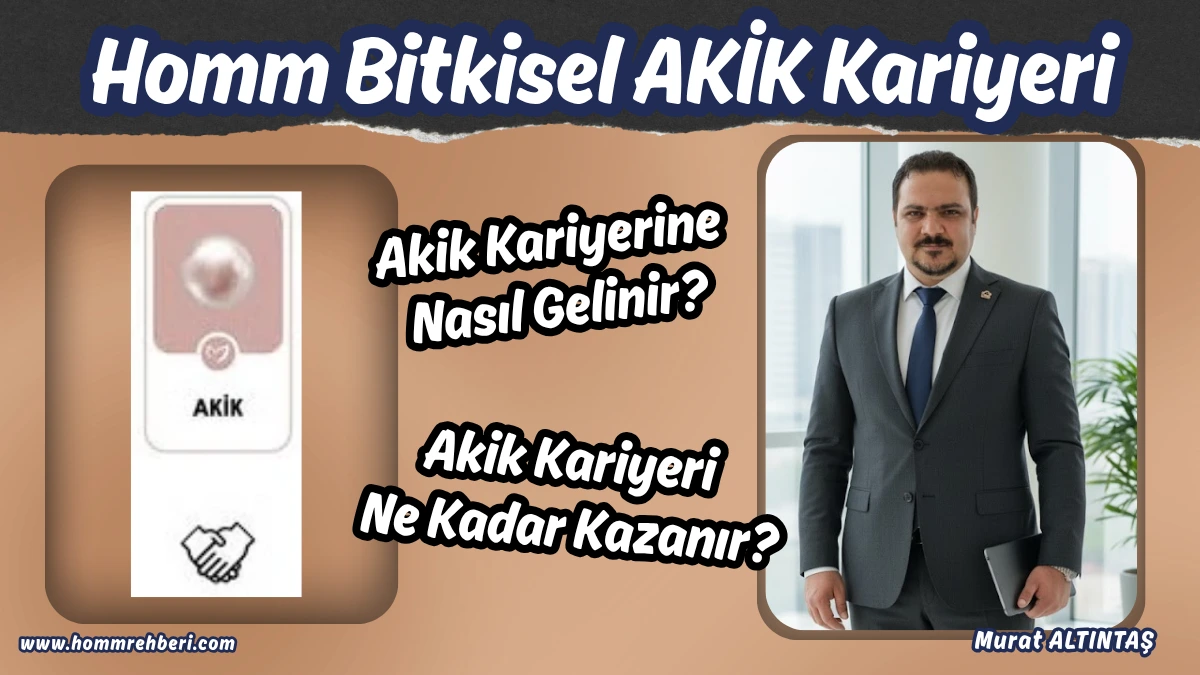 Homm Bitkisel Akik Kariyerine Nasıl Gelinir ve Ne kadar Kazanılır