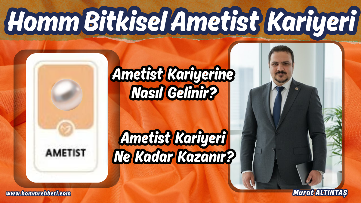 Homm Bitkisel Ametist Kariyerine Nasıl Gelinir ve Ne Kadar Kazanılır?